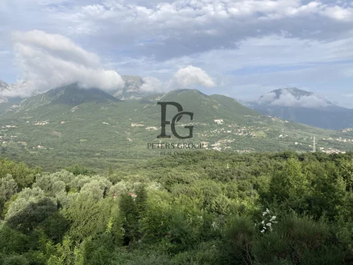 Large plot of land for sale with panoramic mountain views in Bar, Susanj, Montenegro