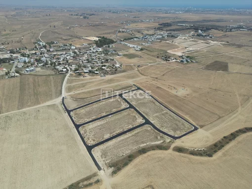 Lands for Sale Suitable for Villa Construction in Mutluyaka, Famagusta, Northern Cyprus