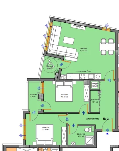 Apartment in Meden Rudnik RC, Burgas Region