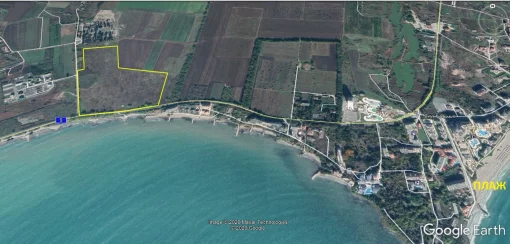 Large plot with sea view, Pomorie, Bulgaria