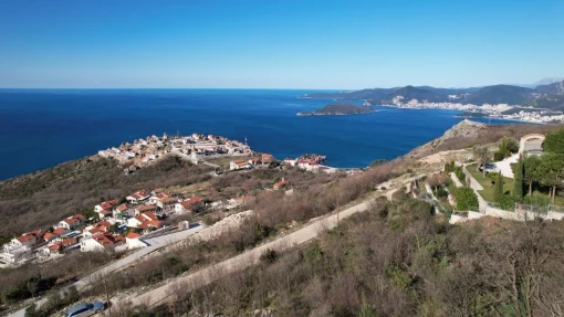 Plot for building a villa or village in Budva with a view, Montenegro
