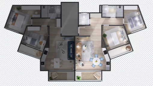 Apartment in Donja Lastva, Tivat Municipality