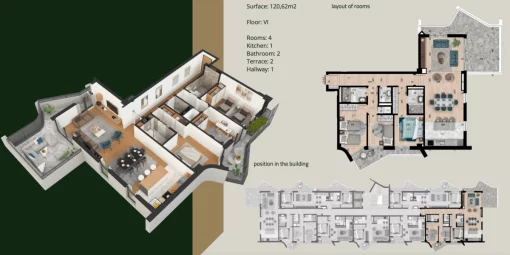 Apartment in Topolica, Bar Municipality