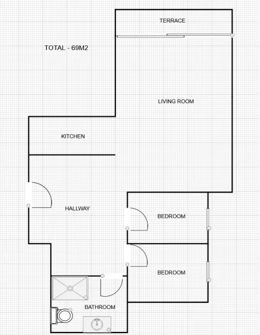 Apartment in Rijeka Rezevici, Budva Municipality