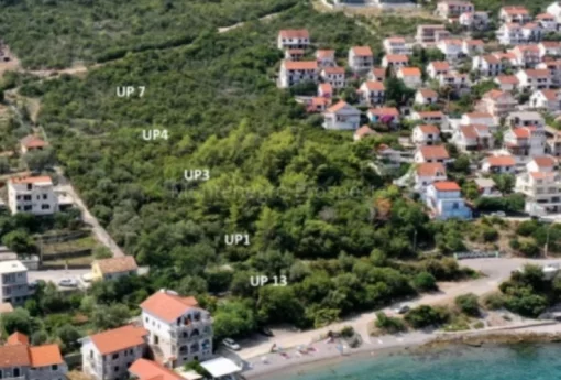 Unique real estate - plot on the first line in Krasici, Lustica Peninsula, Montenegro