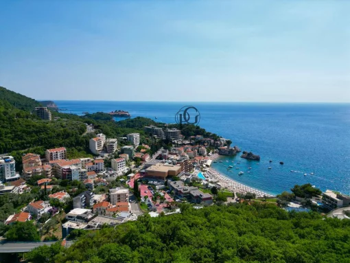 Exclusive land plot with sea views and overlooking the island of Sveti Stefan!, Przno, Montenegro