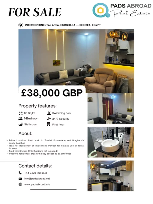 Apartment in Mubarak 6, Hurghada