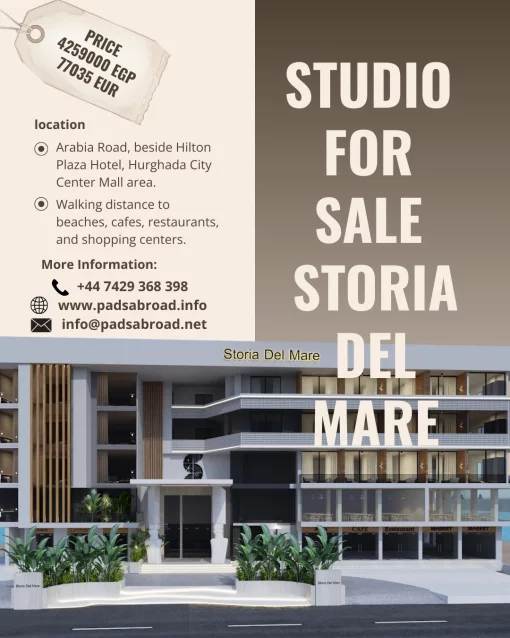 Studio apartment in Al Dahar, Hurghada