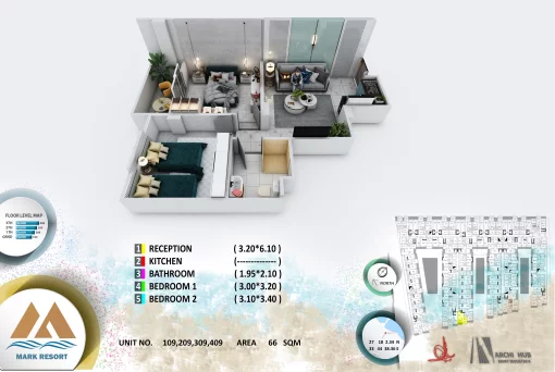 Apartment in Mubarak Housing 8, Hurghada