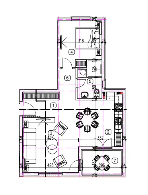 Apartment in Budva, Budva Municipality