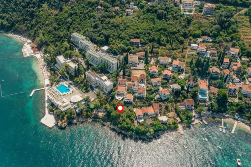 Urbanized seafront land plot, Njivice, Herceg Novi, Montenegro