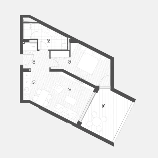 Apartment in Becici, Budva Municipality