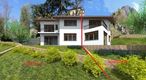 Villa with lake view and possibility to realize two villas