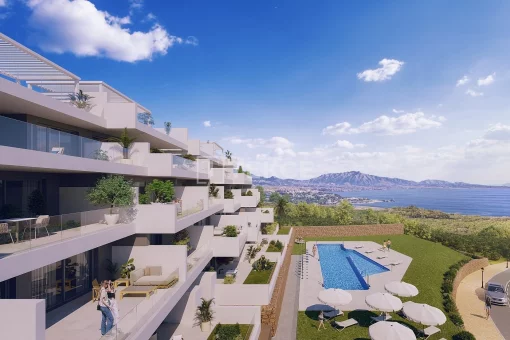 Homes with Large Terraces Near the Beach in Manilva, Spain
