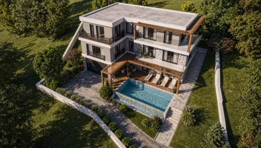 Urbanized plot of land by the sea, 5, 520 m2, in Kotor, Montenegro