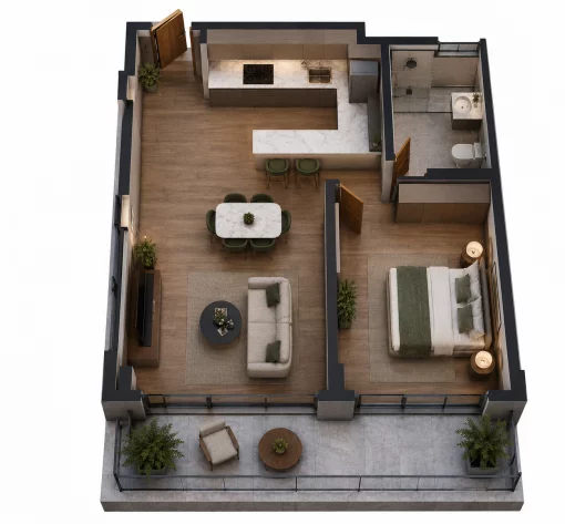 Apartment in Mubarak Housing 8, Hurghada