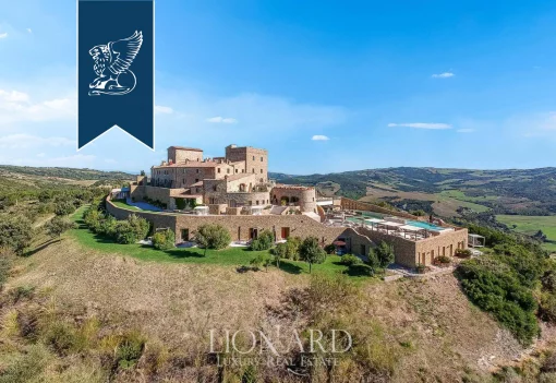 Castle in Montalcino, Tuscany