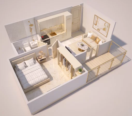 Apartment in Mubarak Housing 8, Hurghada