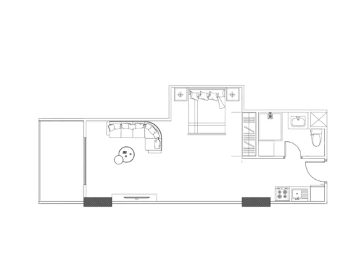 Studio apartment in Mubarak 7, Hurghada