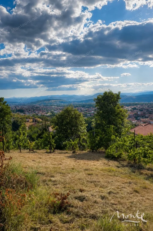 Plot of land with a view of Podgorica in a green area, Montenegro