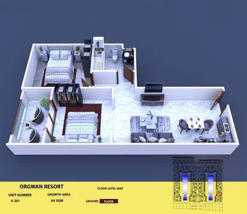 Apartment in Mubarak Housing 8, Hurghada